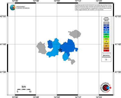 Mappa MCS - territori comuni