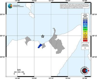 Mappa EMS - territori comuni