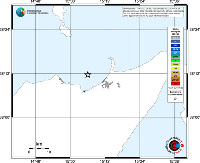 Mappa EMS - territori località