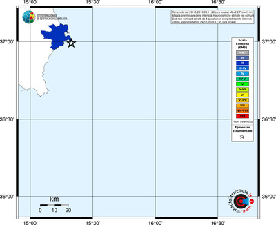 Mappa EMS - territori comuni