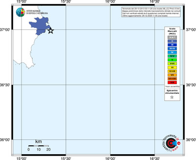 Mappa MCS - territori comuni
