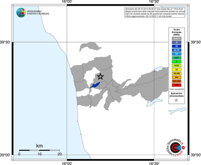 Mappa EMS - territori comuni