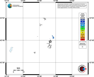 Mappa EMS - territori località