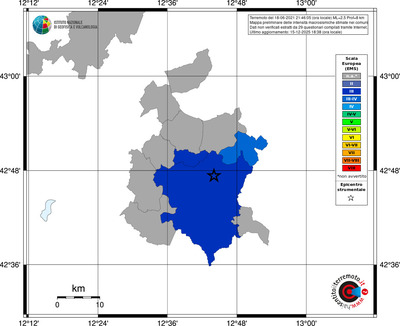 Mappa EMS - territori comuni
