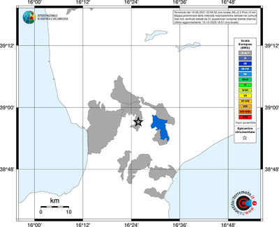 Mappa EMS - territori comuni