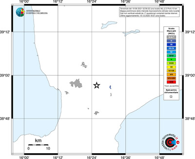 Mappa MCS - territori località