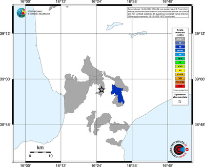 Mappa MCS - territori comuni