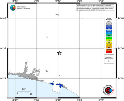 Mappa EMS - territori località