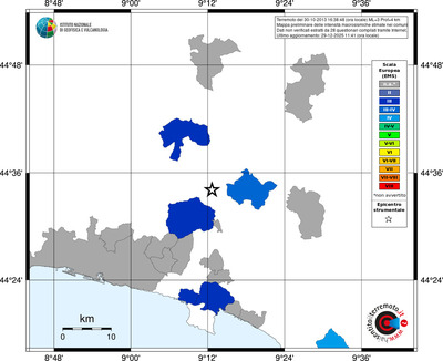 Mappa EMS - territori comuni
