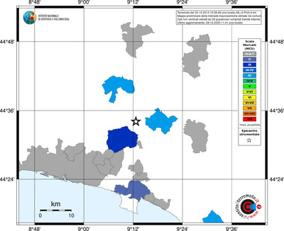 Mappa MCS - territori comuni