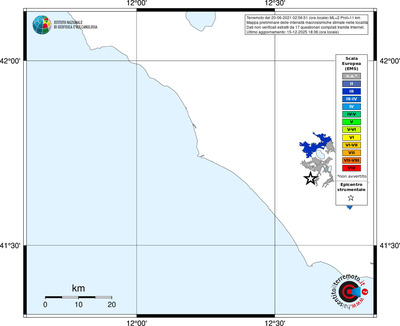 Mappa EMS - territori località