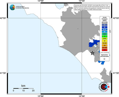 Mappa EMS - territori comuni