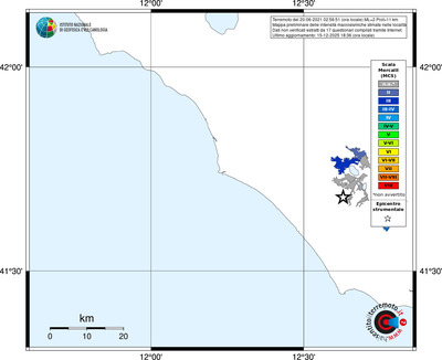 Mappa MCS - territori località