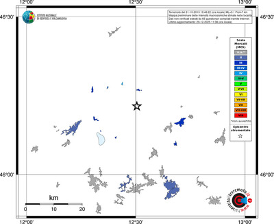 Mappa MCS - territori località
