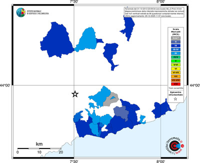 Mappa MCS - territori comuni