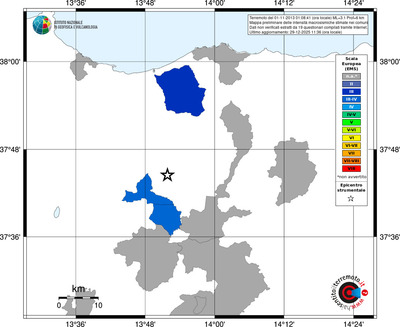 Mappa EMS - territori comuni