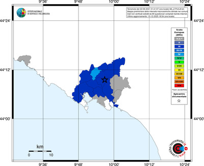 Mappa EMS - territori comuni