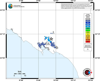 Mappa MCS - territori località