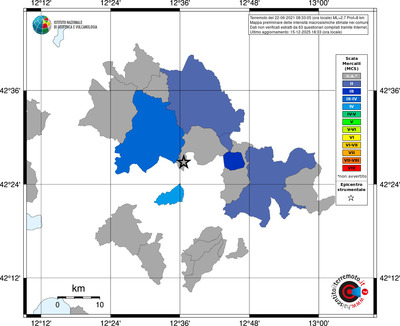 Mappa MCS - territori comuni