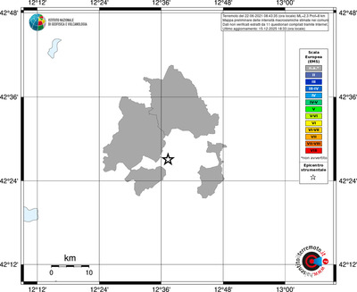Mappa EMS - territori comuni
