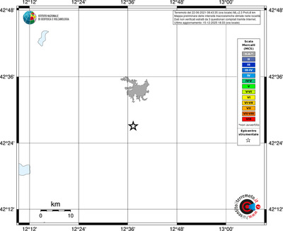 Mappa MCS - territori località
