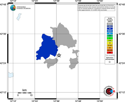 Mappa EMS - territori comuni