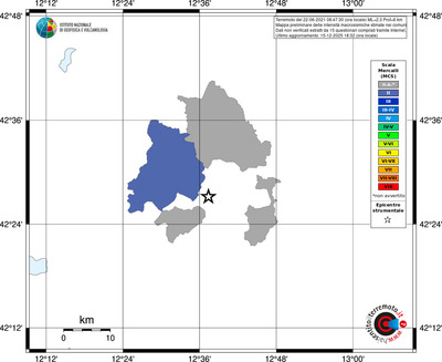 Mappa MCS - territori comuni