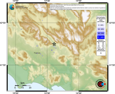 Mappa comuni con almeno 3 questionari