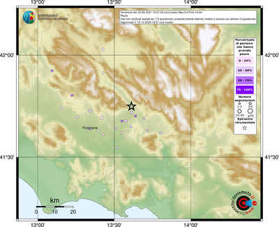 Mappa comuni con almeno 3 questionari