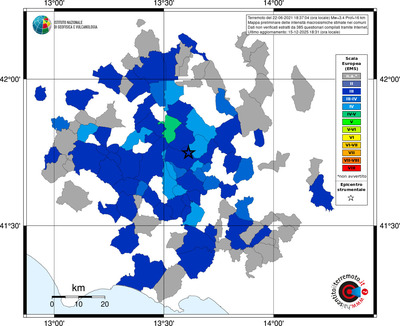 Mappa EMS - territori comuni