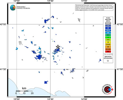 Mappa MCS - territori località