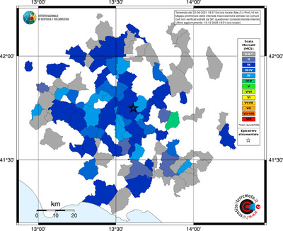 Mappa MCS - territori comuni