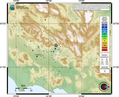 Mappa MCS - località