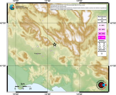 Mappa comuni con almeno 3 questionari