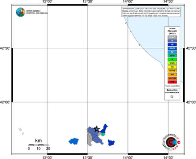 Mappa MCS - territori comuni