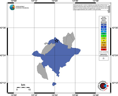 Mappa MCS - territori comuni