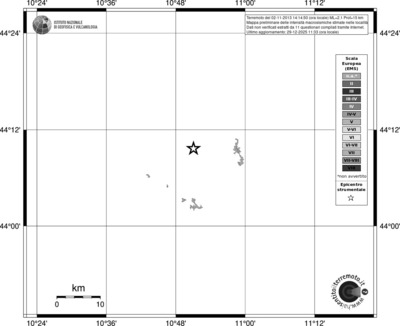 Mappa EMS - territori località