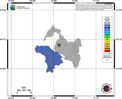 Mappa MCS - territori comuni