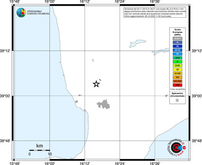 Mappa EMS - territori località