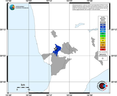 Mappa MCS - territori comuni