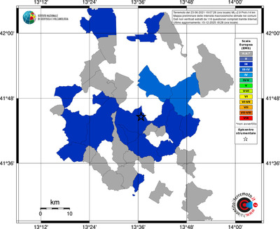 Mappa EMS - territori comuni