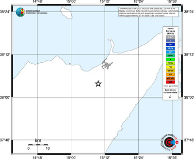 Mappa EMS - territori località
