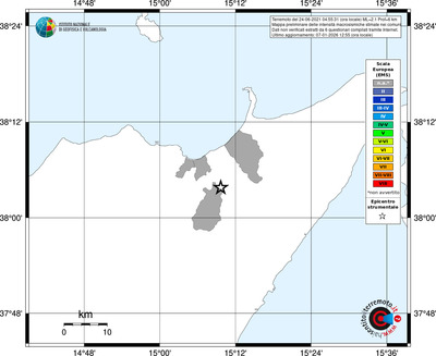 Mappa EMS - territori comuni