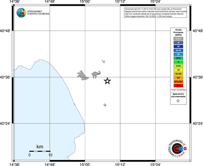 Mappa EMS - territori località