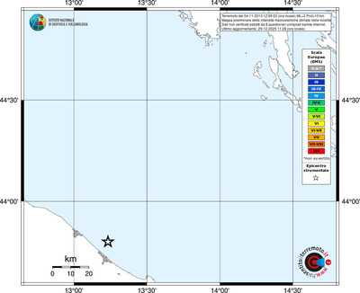 Mappa EMS - territori località