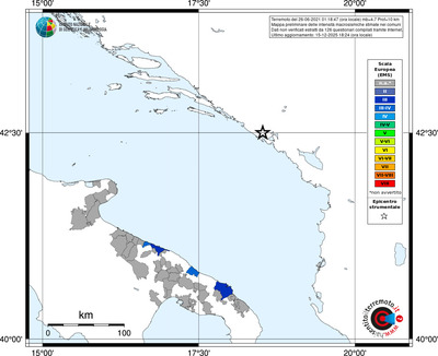Mappa EMS - territori comuni