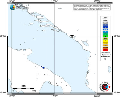 Mappa EMS - territori località