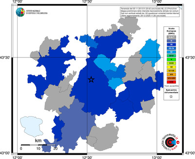 Mappa EMS - territori comuni