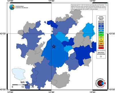 Mappa MCS - territori comuni