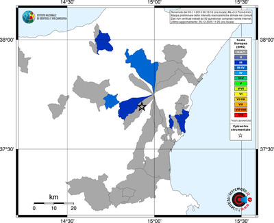 Mappa EMS - territori comuni
